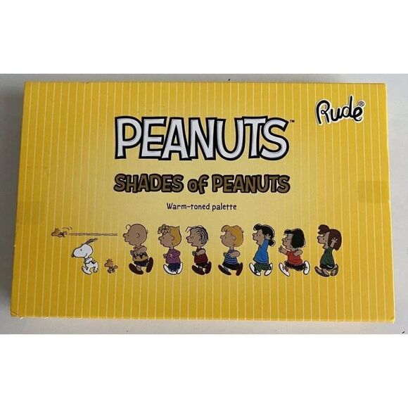 Rude x Shades of Peanuts Eyeshadow Palette Warm-Toned Snoopy And The Gang NEW - Picture 1 of 11